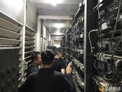 Modern mining farm housing multiple Zcash mining rigs