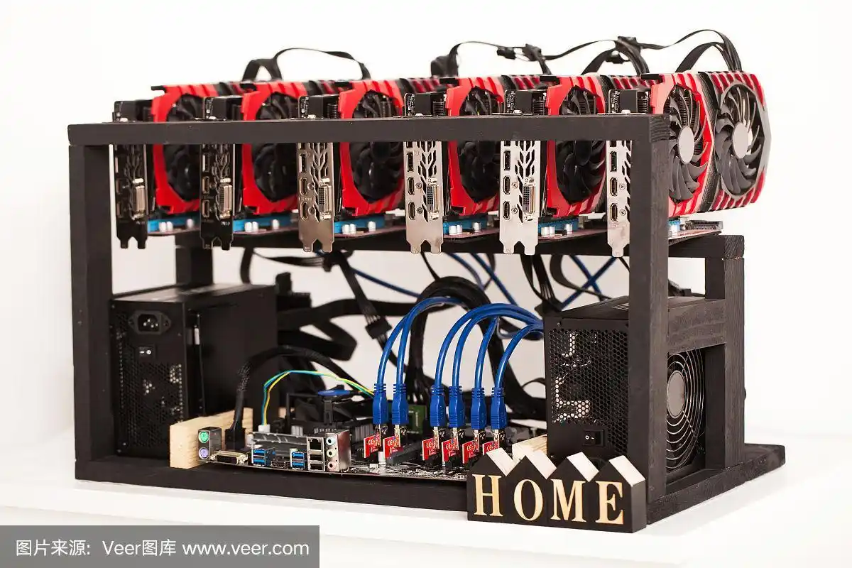 A state-of-the-art mining farm utilizing advanced security measures